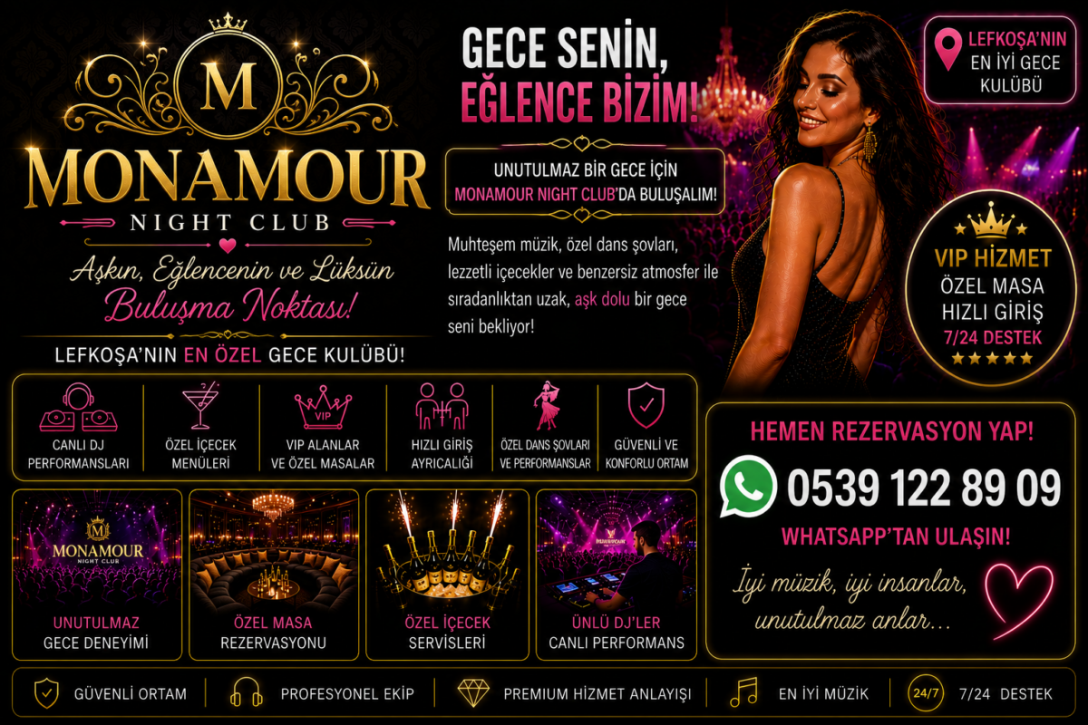 Monamour Night Club Lefkoşa | Kıbrıs Gece Kulüpleri Kataloğu